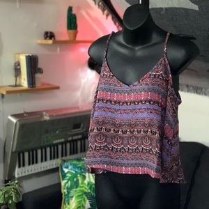 Scoop Neck Cropped Cami